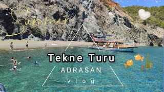 EN GÜZEL KAMP ALANI🏝️ Adrasanda Tekne Turu 🛥️ [upl. by Annamaria827]