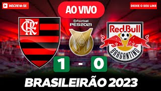 FLAMENGO 1 X 0 BRAGANTINO AO VIVO  JOGO DE HOJE  ASSISTA AGORA AO VIVO NO PES 2021 [upl. by Liatrice]