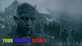 Game of Thrones S05E08  Nights King White Walker and Jon Snow [upl. by Davison890]