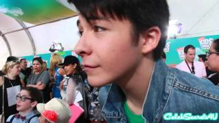 Sloane Morgan Siegel Interview  2016 Kids Choice Awards [upl. by Annawit]