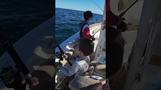 Tripled Up epic fishing offshorefishing shorts viralvideo [upl. by Kussell495]