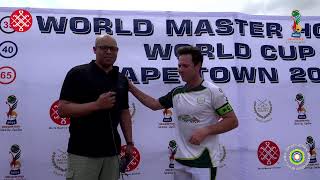 South Africa vs France Pool B  035 Men  2024 Masters World Cup [upl. by Bliss]