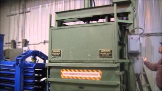 Load King Model V60 30 Vertical Baler [upl. by Llednor]