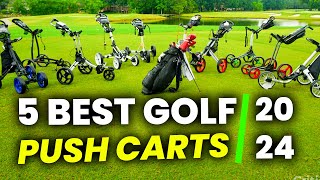 5 Best Golf Push Carts In 2024 These Push Carts Are the Real Stars of 2024 Golf [upl. by Rodney]