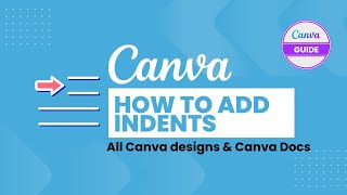 How to Do Indents and Hanging Indents in Canva amp Canva Docs [upl. by Olivier]