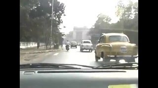 Driving in Calcuttavia Park Street amp other interesting Landmarks2001 [upl. by Anilesor]