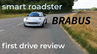 2005 smart roadster BRABUS first drive review  Is this unique roadster a future classic [upl. by Connel]