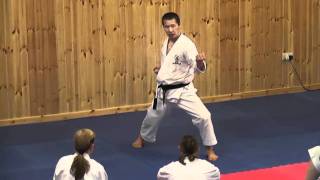 Kagawa Sensei demonstrates correct knee position [upl. by Etnoled]