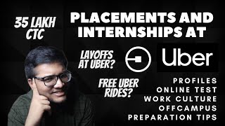 Uber Company Review 🔥  Placement and Internship at Uber  Questions  35 Lakh CTC  16 L Stipend 🔥 [upl. by Forta]