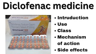 Diclofenac Sodium Tablets Ip 50mg  Diclofenac Pain Killer tablets joint pain muscle pain uses [upl. by Fiden]