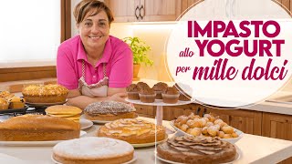 IMPASTO ALLO YOGURT PER MILLE DOLCI  Tante Ricette e Idee per Torte Muffin Pancakes e Frittelle [upl. by Llorrad]