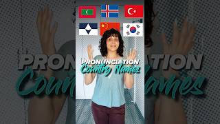 How To Pronounce Country Names in English  Shorts English pronunciation chetchat learnenglish [upl. by Hiroko]