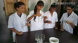 Molisch test for detection of carbohydrate 11th Sci Bio practical [upl. by Ball954]