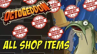 OCTOGEDDON ALL SHOP ITEMS AND SHOPPING LIST  OCTOGEDDON GAMEPLAY  OCTOGEDDON BOSS FIGHT [upl. by Onafets]