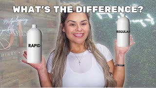 Regular Vs Rapid Spray Tan Solution [upl. by Cherida]