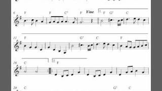 Easy clarinet sheet music for beginners  Trumpet Voluntary [upl. by Mada]