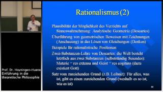 Einführung in die Theoretische Philosophie 3 Vorl Teil II [upl. by Ayn]