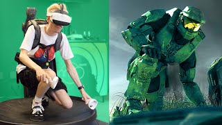 Trying A VR Treadmill Inspired By Ready Player One Virtuix Omni One [upl. by Leonore]