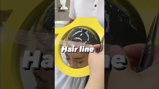 Invisible hair line Easy to Install hairpieces hairline hairsalon hairstore mrshair hairstyle [upl. by Circosta]