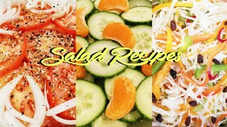 Jhos Homemade 3 Healthy Salad Recipes in Vinegar  Weight Loss Salad [upl. by Marciano]