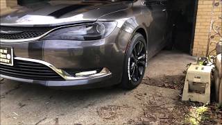 Is It Worth It   Black Chrome Spray Paint  2015 Chrysler 200 [upl. by Koralle]