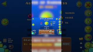 i beat abyss of darkness 😱 shorts geometrydash [upl. by Linnet]