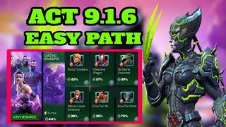 Mcoc Act 916 easy Path Completion [upl. by Notyrb]