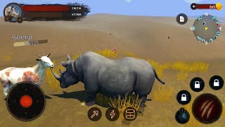 🦏 The Rhinoceros Android Gameplay  Rhino Hunting Game [upl. by Stinson]