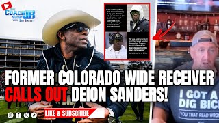 FORMER COLORADO WIDE RECEIVER CALLS OUT DEION SANDERS  THE COACH JB SHOW WITH BIG SMITTY [upl. by Eelannej]