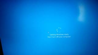 Getting windows ready dont turn off your computerwindows 10 [upl. by Pry]