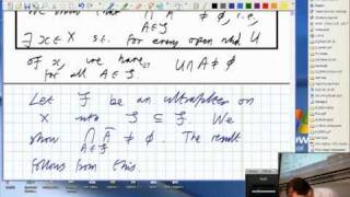 Lecture 8 Functional Analysis  The proof of Tychonoffs theorem [upl. by Roger330]