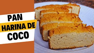 PAN DE HARINA DE COCOFACIL Y SIN GLUTEN [upl. by Acquah]