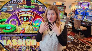 MASSIVE Win on the New Dragon Fortune Evolution Slot [upl. by Ytima560]