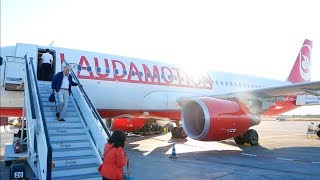 LAUDAMOTION A320 ECONOMY CLASS  How good is Europes newest airline  FlyAround [upl. by Oijile]