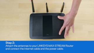 Linksys MAXSTREAM Routers  Easy Setup [upl. by Annoynek]