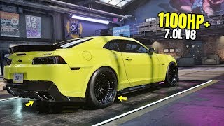 Need for Speed Heat Gameplay  1100HP CHEVROLET CAMARO Z28 Customization  Max Build 400 [upl. by Gambrell]