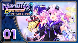 Big Nep  Neptunia Game Maker REvolution  Lets Play Part 1 [upl. by Lorrad]