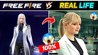 FREE FIRE CHARACTERS IN REAL LIFE 😱  FREE FIRE ALL CHARACTERS IN REAL LIFE [upl. by Soni681]