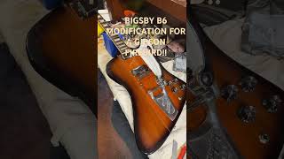 BIGSBY B6 MODIFICATION FOR A GIBSON FIREBIRD Whaaat [upl. by Edeline]