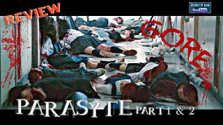 Parasyte Live Action Part 1 amp Part 2 Review  Film Jepang Tersadis GORE [upl. by Harmaning]