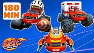 3 HOUR MARATHON of Monster Machine Transformations 🏎️💨  Blaze and the Monster Machines [upl. by Chad39]