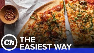 How to Make Easy Homemade Pizza  The Easiest Way [upl. by Amadis853]