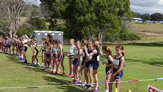 2000m Girls 10yrs Australian Cross Country Championships Maleny Golf Club 25082018 [upl. by Behlke]