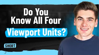 All 4 CSS Viewport Units Explained [upl. by Letnoj]