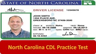 North Carolina CDL Practice Test [upl. by Isle]