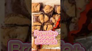 Cookie Vs Brownie easy brookie recipe recipe brookies easy cookie [upl. by Petersen]