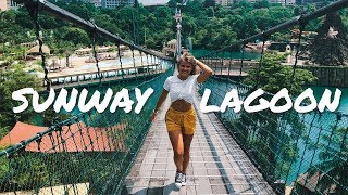 SUNWAY LAGOON WATER PARK KUALA LUMPUR MALAYSIA  PART ONE [upl. by Moll]