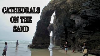 Playa de las Catedrales at Low Tide  Galicia Spain [upl. by Bo]