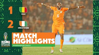 HIGHLIGHTS  Mali 🆚 Côte dIvoire  TotalEnergiesAFCON2023  Quarter Finals [upl. by Laws79]