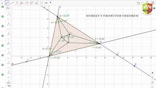 The Morleys Trisector Theorem  GEOMETRY 35 [upl. by Arymat192]